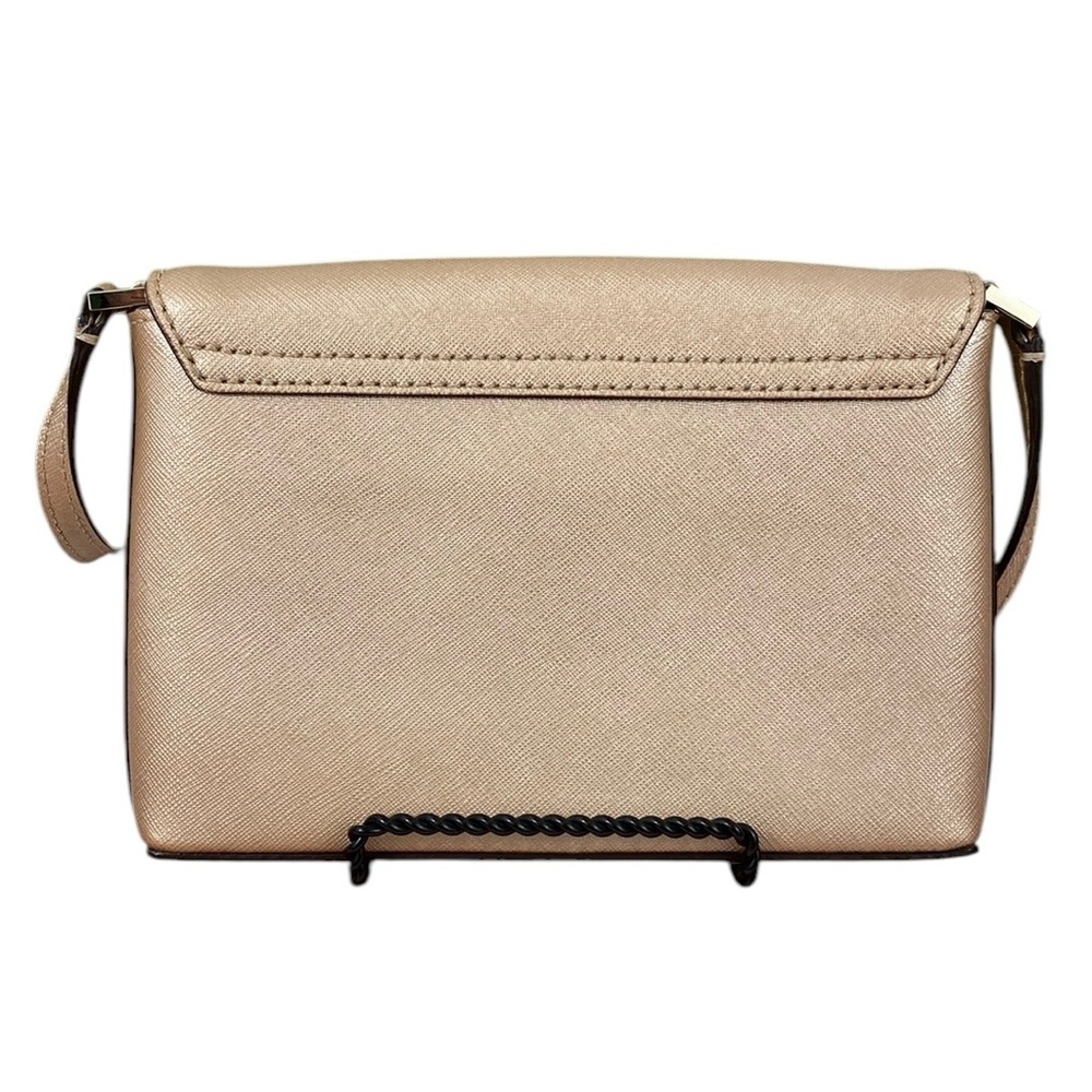 Kate Spade GUC Newberry Lane Sally Rose Gold Leather Turn-lock Crossbody - Picture 10 of 15